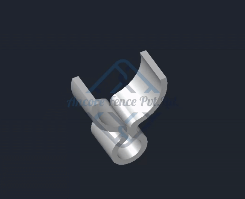 Round Female Gate Hinge